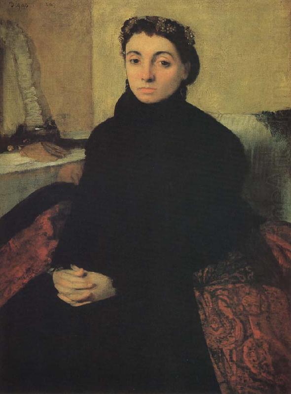 Edgar Degas Miss Gojelin china oil painting image